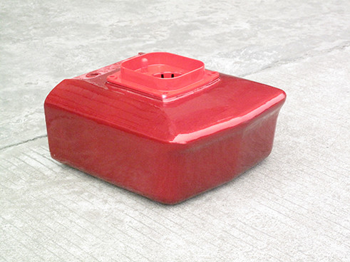 Single cylinder engine water tank red color S195 S1100 S1110 etc iron material